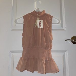 Women’s Turtleneck Short Sleeve Blouse